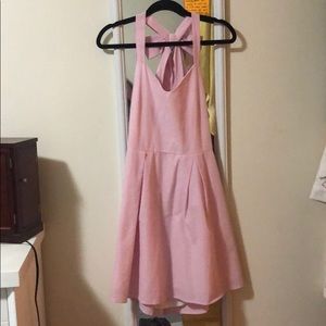 Pink Derby Dress - Unique Back